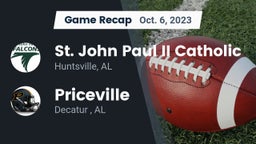 Recap: St. John Paul II Catholic  vs. Priceville  2023
