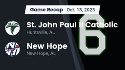 Recap: St. John Paul II Catholic  vs. New Hope  2023