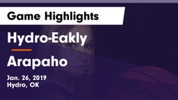 Hydro-Eakly  vs Arapaho Game Highlights - Jan. 26, 2019