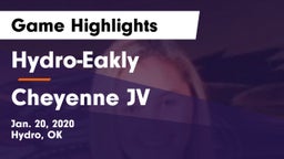 Hydro-Eakly  vs Cheyenne JV Game Highlights - Jan. 20, 2020