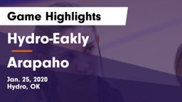Hydro-Eakly  vs Arapaho  Game Highlights - Jan. 25, 2020
