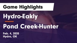 Hydro-Eakly  vs Pond Creek-Hunter  Game Highlights - Feb. 4, 2020