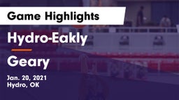 Hydro-Eakly  vs Geary  Game Highlights - Jan. 20, 2021