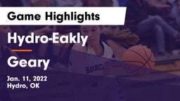 Hydro-Eakly  vs Geary Game Highlights - Jan. 11, 2022