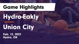 Hydro-Eakly  vs Union City  Game Highlights - Feb. 12, 2022