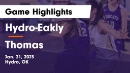 Hydro-Eakly  vs Thomas Game Highlights - Jan. 21, 2023