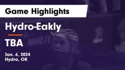 Hydro-Eakly  vs TBA Game Highlights - Jan. 6, 2024