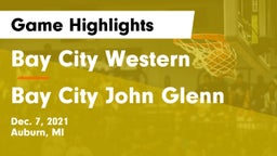 Bay City Western  vs Bay City John Glenn Game Highlights - Dec. 7, 2021