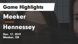 Meeker  vs Hennessey  Game Highlights - Dec. 17, 2019