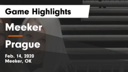 Meeker  vs Prague Game Highlights - Feb. 14, 2020
