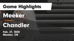 Meeker  vs Chandler Game Highlights - Feb. 27, 2020
