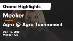 Meeker  vs Agra @ Agra Tournament Game Highlights - Dec. 10, 2020