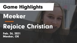 Meeker  vs Rejoice Christian  Game Highlights - Feb. 26, 2021