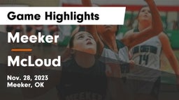 Meeker  vs McLoud  Game Highlights - Nov. 28, 2023