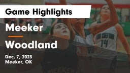 Meeker  vs Woodland Game Highlights - Dec. 7, 2023