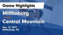 Mifflinburg  vs Central Mountain  Game Highlights - Dec. 19, 2019