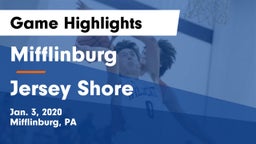 Mifflinburg  vs Jersey Shore  Game Highlights - Jan. 3, 2020