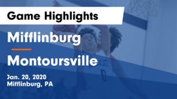 Mifflinburg  vs Montoursville Game Highlights - Jan. 20, 2020
