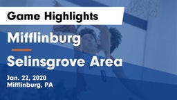 Mifflinburg  vs Selinsgrove Area  Game Highlights - Jan. 22, 2020