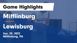 Mifflinburg  vs Lewisburg  Game Highlights - Jan. 29, 2022
