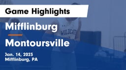 Mifflinburg  vs Montoursville  Game Highlights - Jan. 14, 2023