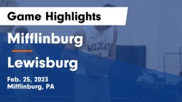Mifflinburg  vs Lewisburg  Game Highlights - Feb. 25, 2023
