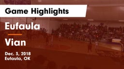 Eufaula  vs Vian  Game Highlights - Dec. 3, 2018