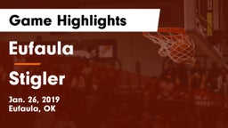 Eufaula  vs Stigler Game Highlights - Jan. 26, 2019