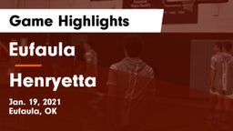 Eufaula  vs Henryetta  Game Highlights - Jan. 19, 2021