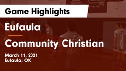 Eufaula  vs Community Christian  Game Highlights - March 11, 2021