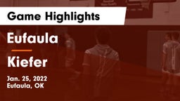 Eufaula  vs Kiefer  Game Highlights - Jan. 25, 2022