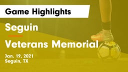 Seguin  vs Veterans Memorial Game Highlights - Jan. 19, 2021