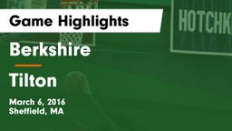 Berkshire  vs Tilton  Game Highlights - March 6, 2016