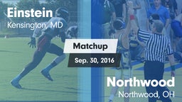 Matchup: Einstein  vs. Northwood  2016