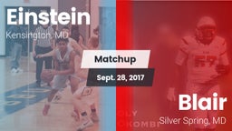 Matchup: Einstein  vs. Blair  2017
