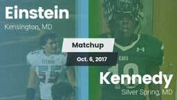 Matchup: Einstein  vs. Kennedy  2017
