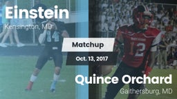 Matchup: Einstein  vs. Quince Orchard  2017