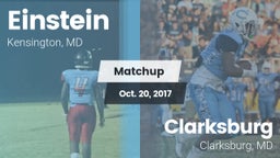 Matchup: Einstein  vs. Clarksburg  2017