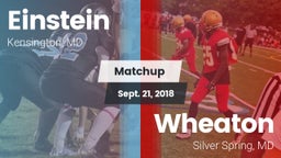 Matchup: Einstein  vs. Wheaton  2018
