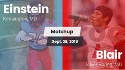 Matchup: Einstein  vs. Blair  2018