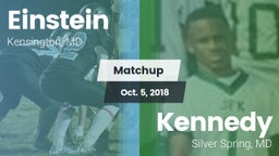 Matchup: Einstein  vs. Kennedy  2018