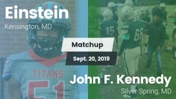 Matchup: Einstein  vs. John F. Kennedy  2019