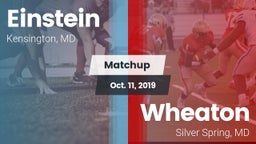 Matchup: Einstein  vs. Wheaton  2019