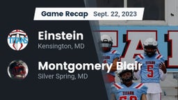 Recap: Einstein  vs. Montgomery Blair  2023