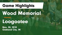 Wood Memorial  vs Loogootee  Game Highlights - Nov. 30, 2018