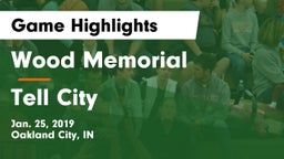 Wood Memorial  vs Tell City  Game Highlights - Jan. 25, 2019