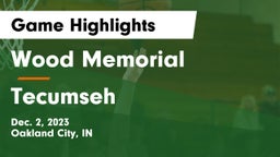 Wood Memorial  vs Tecumseh  Game Highlights - Dec. 2, 2023