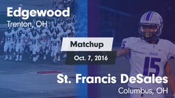 Matchup: Edgewood  vs. St. Francis DeSales  2016