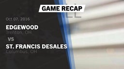 Recap: Edgewood  vs. St. Francis DeSales  2016