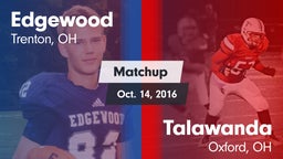 Matchup: Edgewood  vs. Talawanda  2016